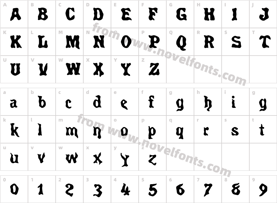 Spirits MFCharacter Map