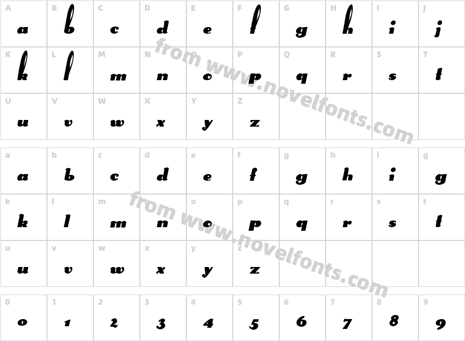 Splitting Hares ObliqueCharacter Map