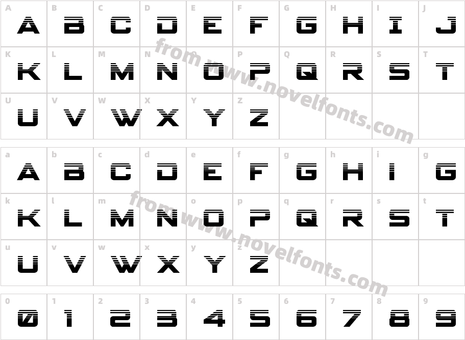 Spy Agency HalftoneCharacter Map