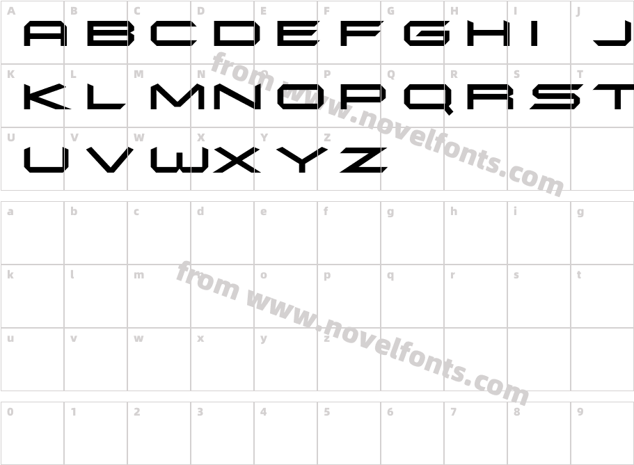 SquareroqueCharacter Map