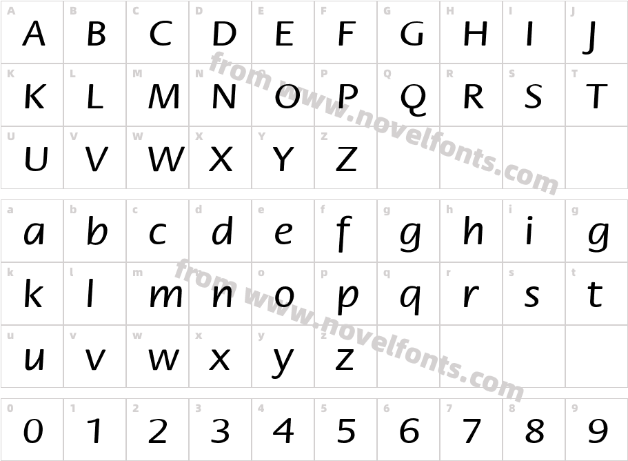 StackExt-NormalCharacter Map