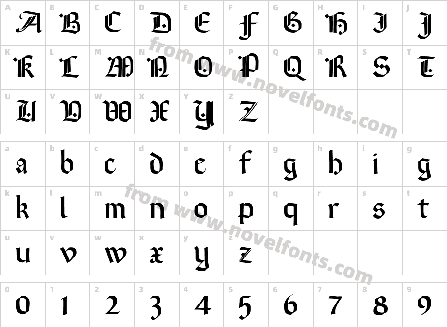 Brinkmann AHCharacter Map