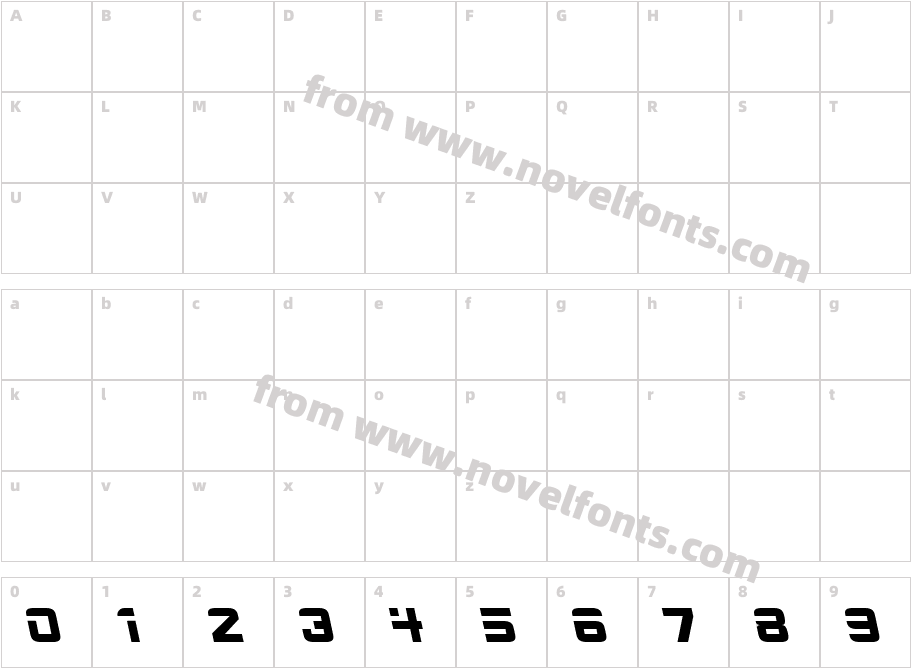 Star Trek Hebrew ItalicCharacter Map