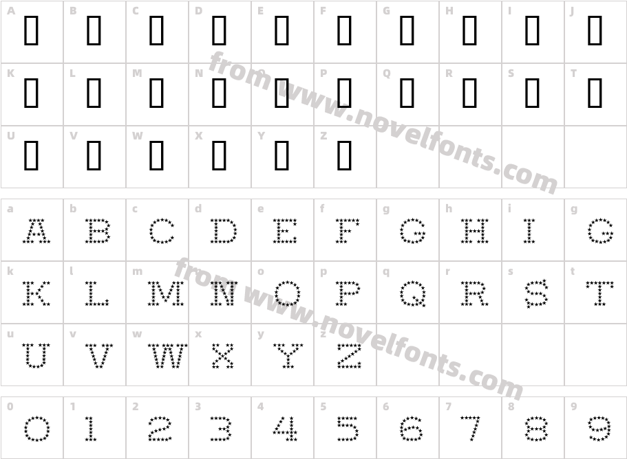 Startime NormalCharacter Map