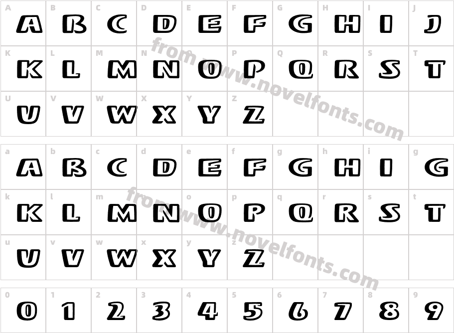 StereoCharacter Map