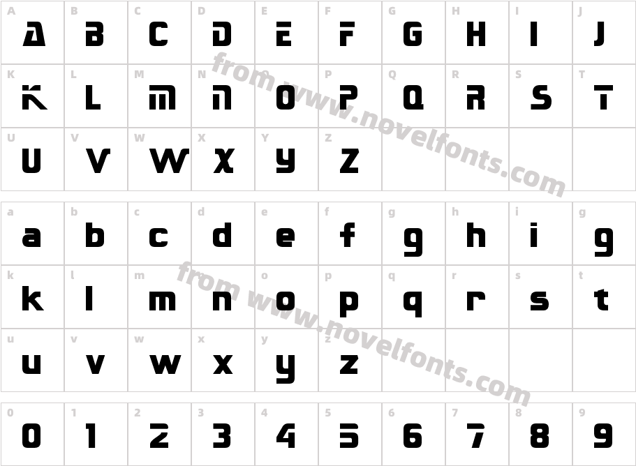 SternbachCharacter Map