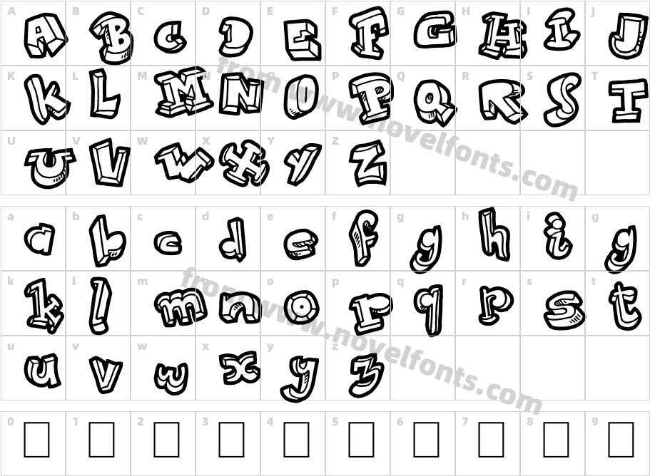 StrokewithCharacter Map