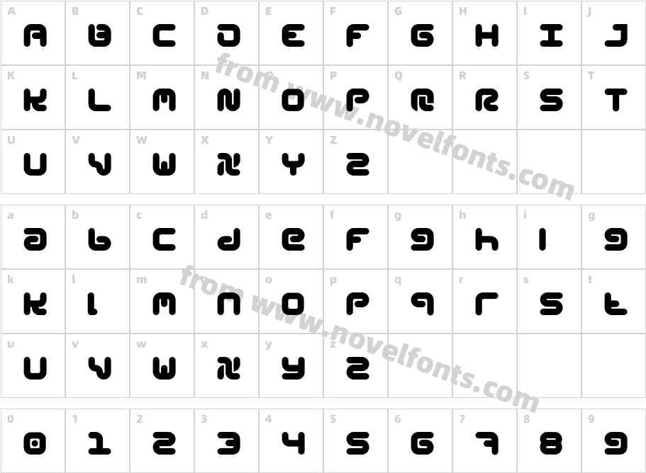 Styl-RoundCharacter Map