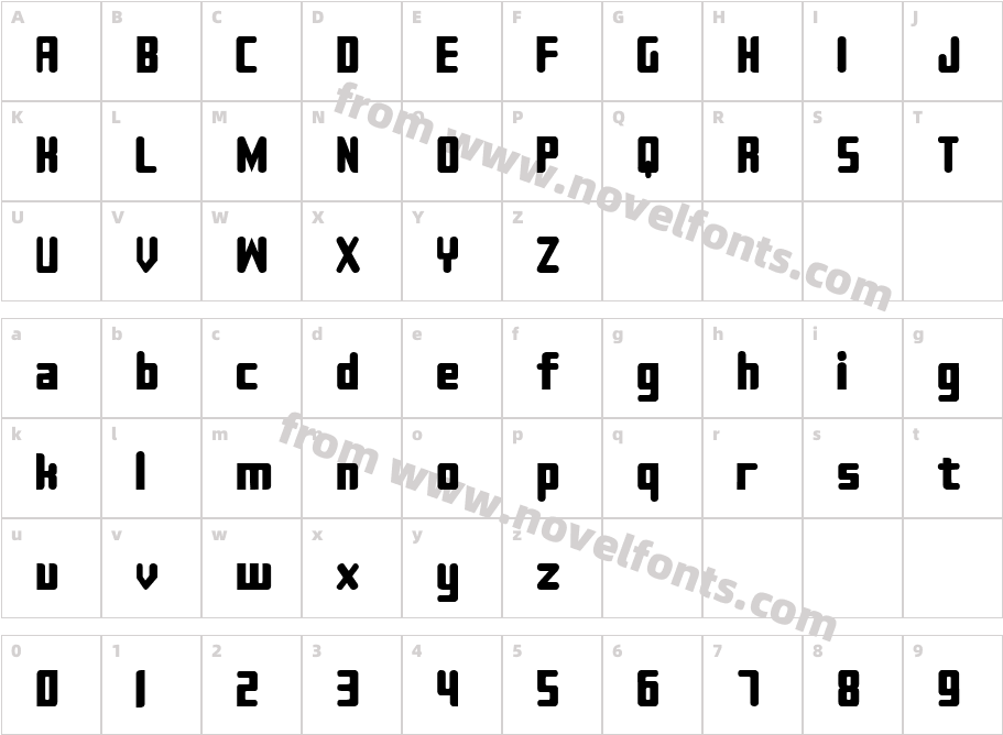 Sujeta BoldCharacter Map