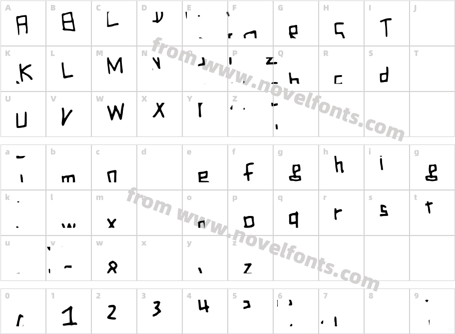 Super FontCharacter Map