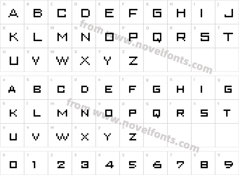 SuperkarcherCharacter Map