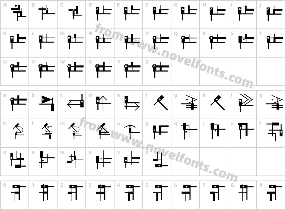 Suprematism ThreeCharacter Map