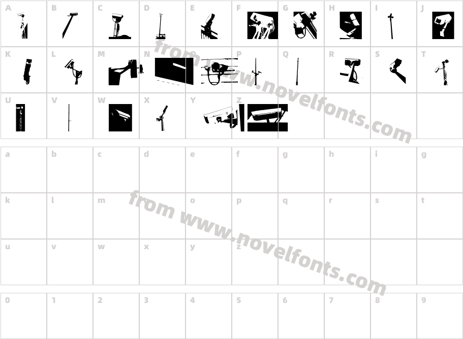 Surveillance WitnessCharacter Map