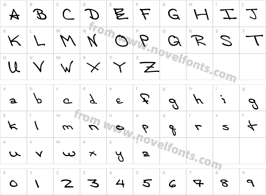 Sweetheart NormalCharacter Map