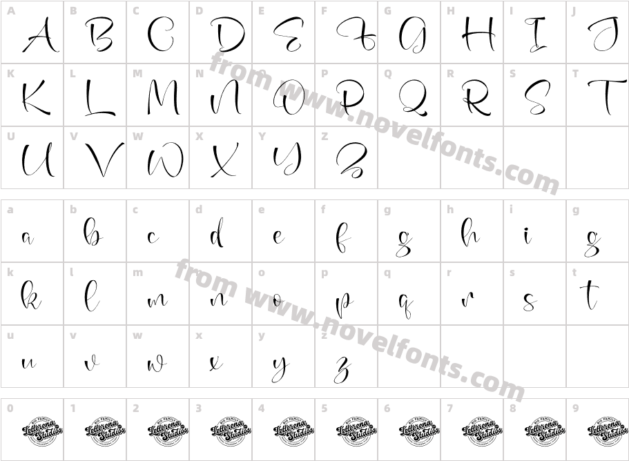 Sweetlime Delight DEMO VERSIONCharacter Map