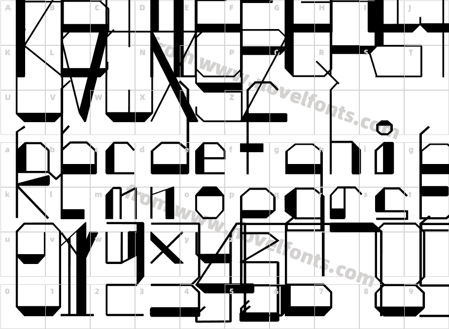 Swit ChedCharacter Map