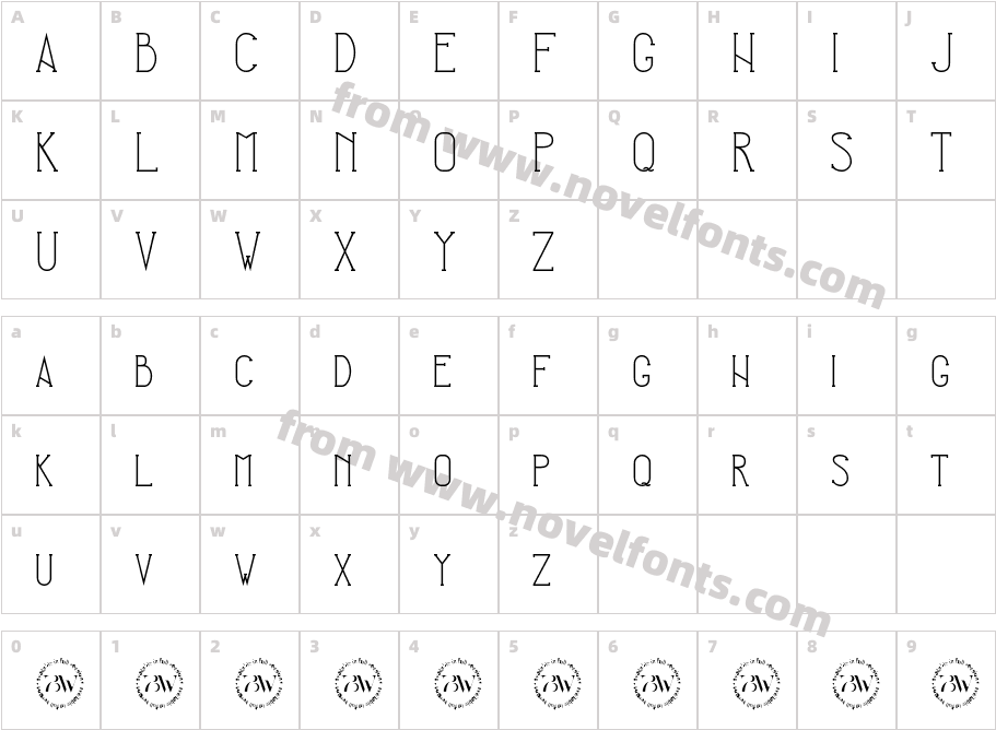 SylpheedCharacter Map