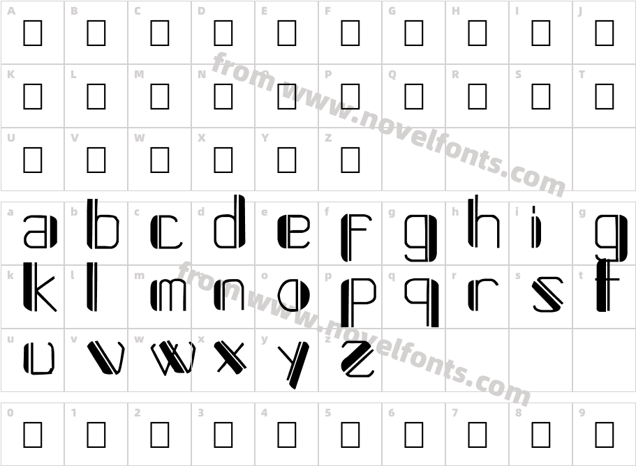 Systeme RobrailleCharacter Map