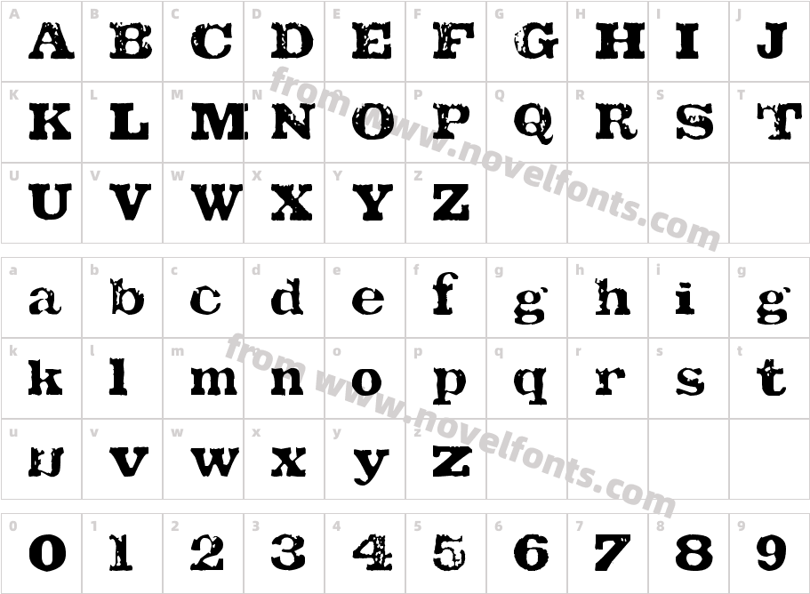 TATU LACharacter Map