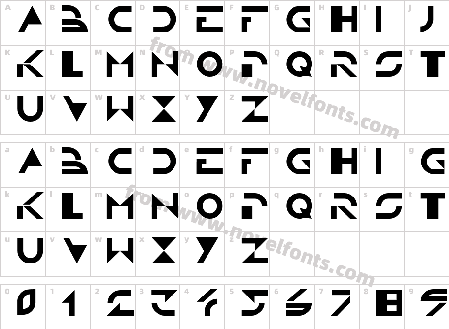 TRONCharacter Map