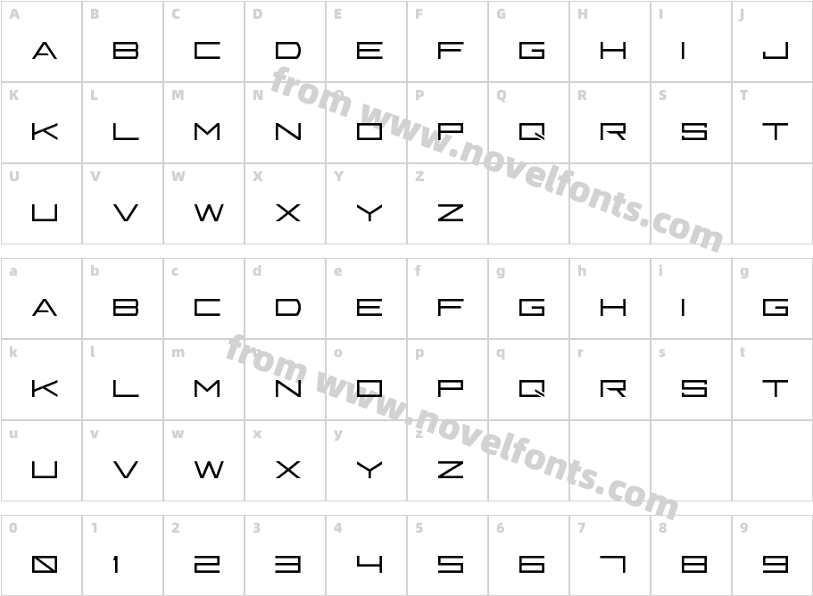 TSINGCharacter Map