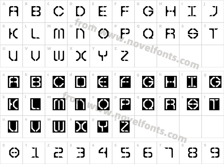 TX Free FixCharacter Map