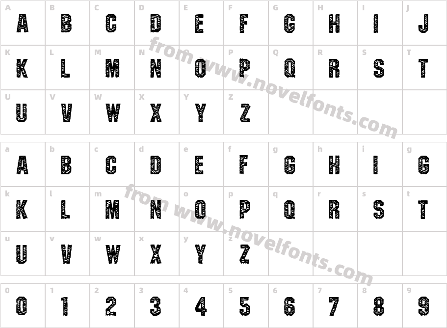 TXT JerseyCharacter Map