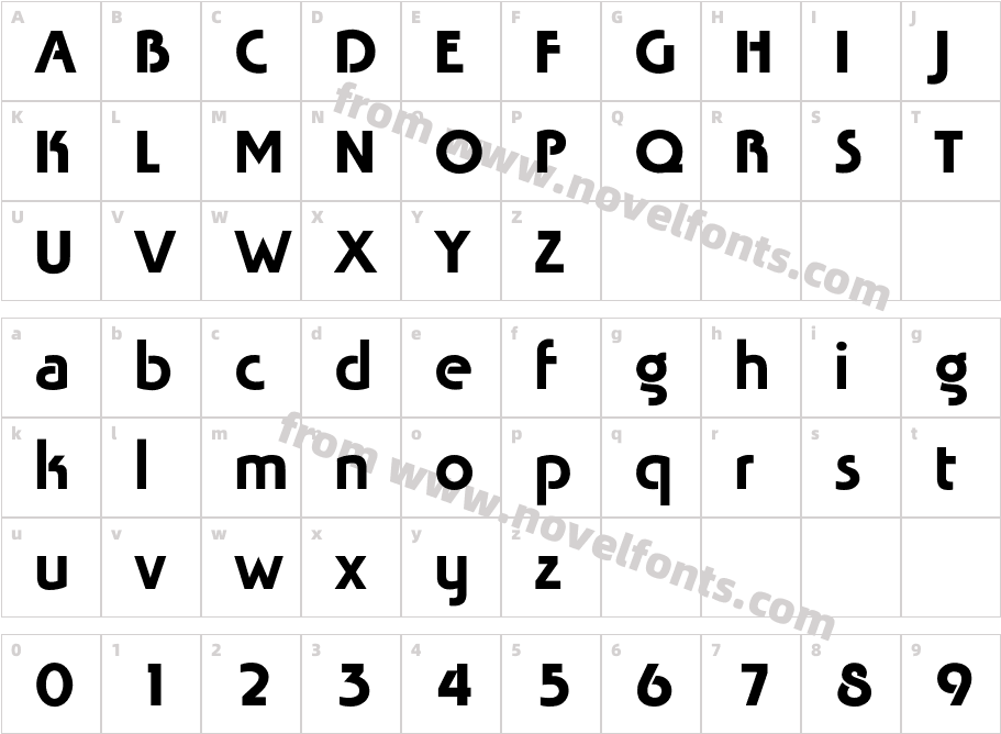 TabascoCharacter Map