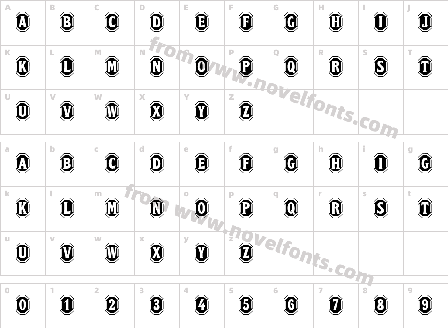 TableauCharacter Map