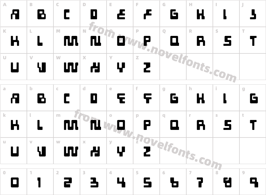 TabletronCharacter Map