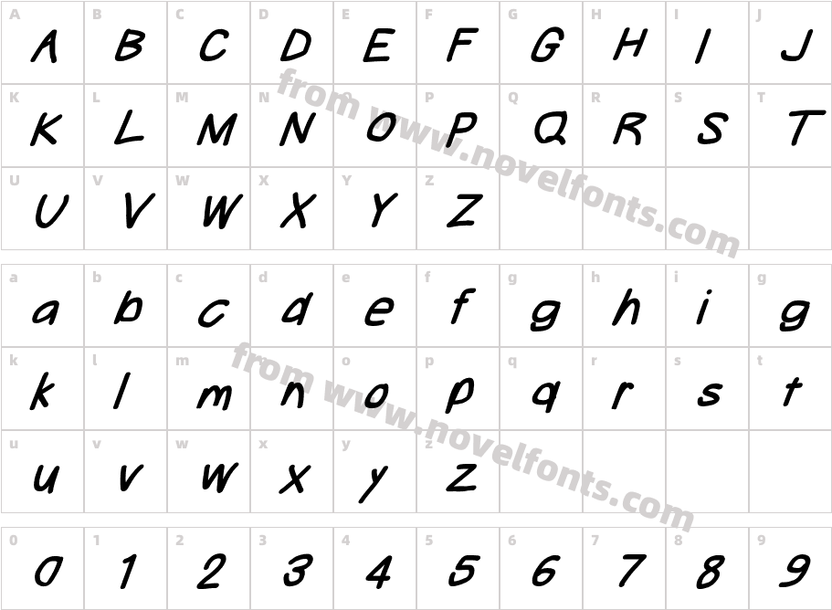 Take Off, HoseheadCharacter Map