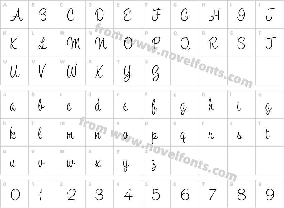 TamarilloJFCharacter Map