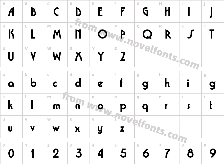 Tasmin ReferenceCharacter Map