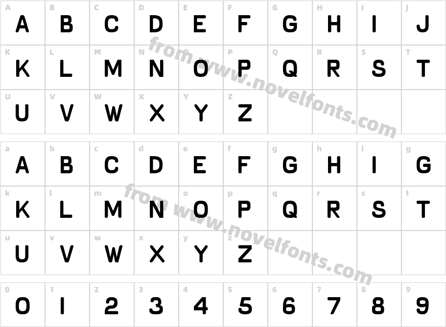 Tech ManualCharacter Map