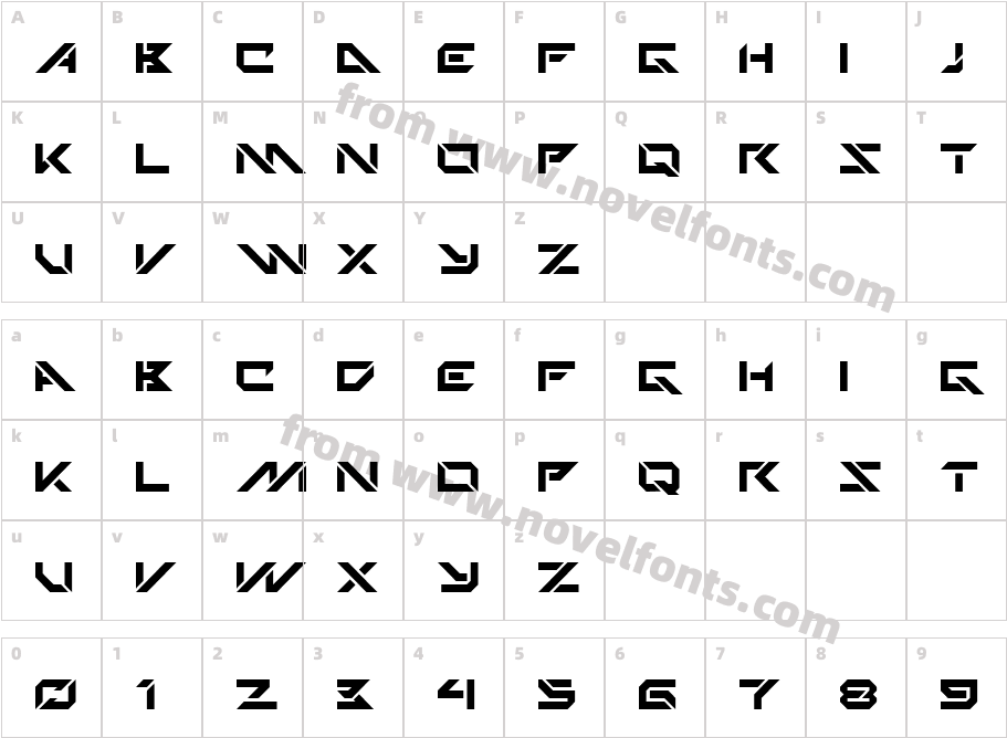 Techno HideoCharacter Map