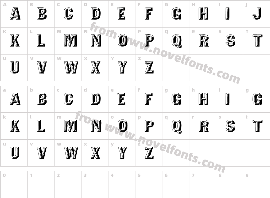 Tejaratchi WdCharacter Map