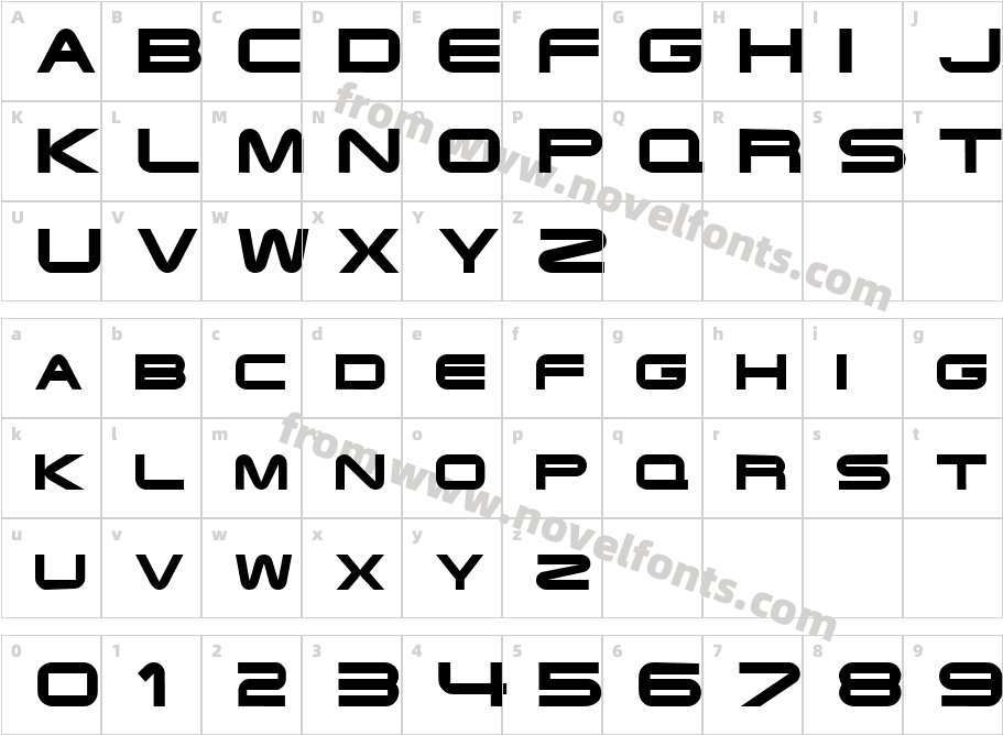 TerminatorCharacter Map