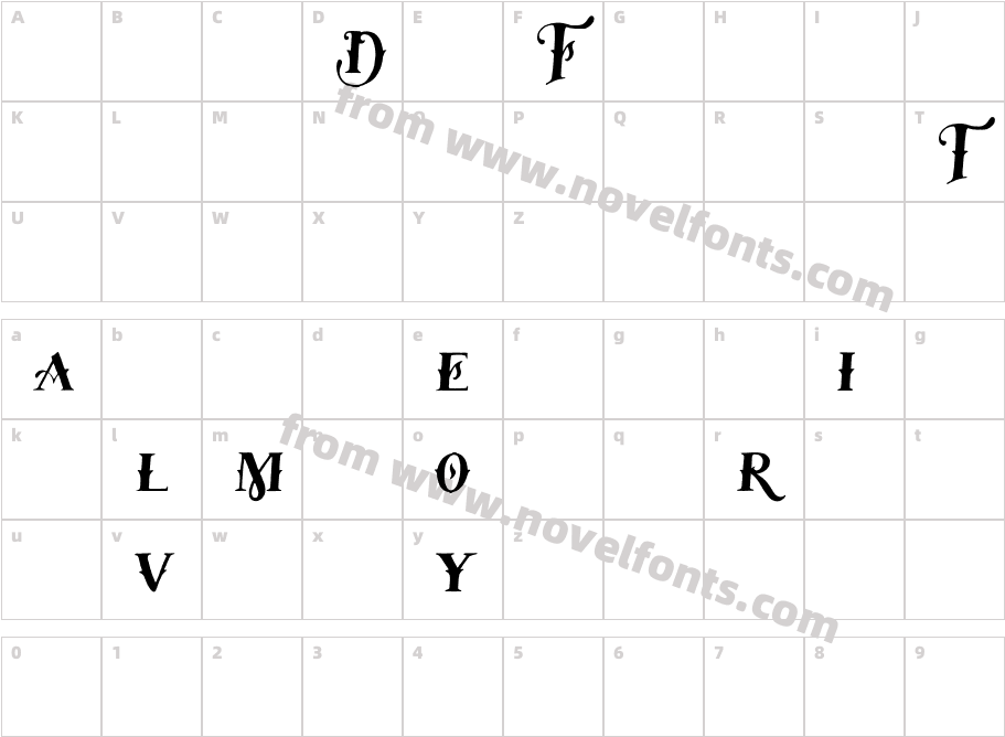 Tervia Regular DemoCharacter Map