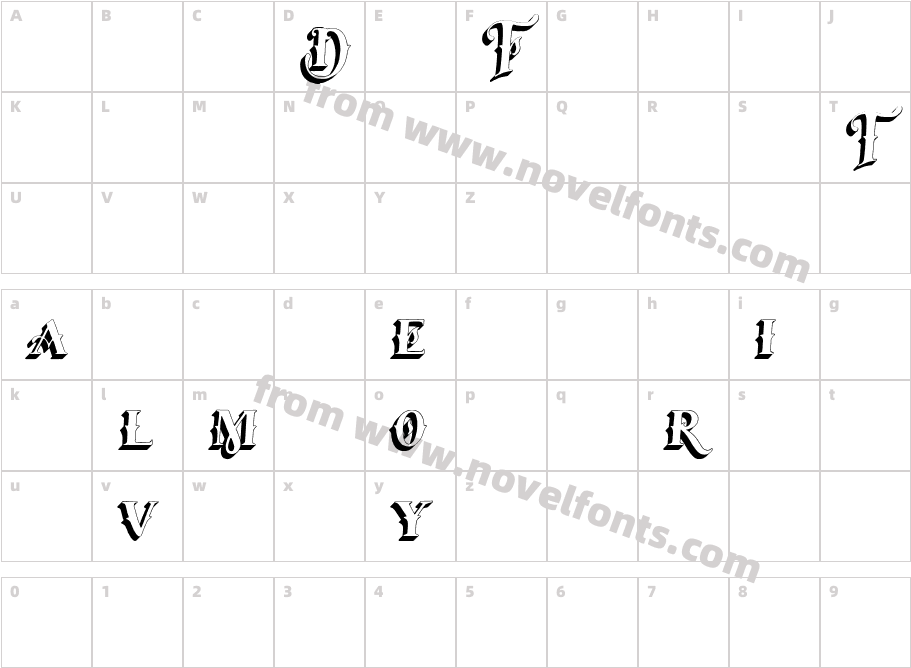 Tervia Shadow2 DemoCharacter Map