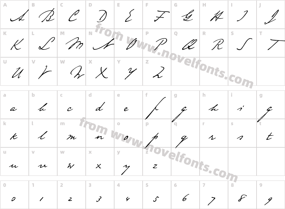 TeslaCharacter Map