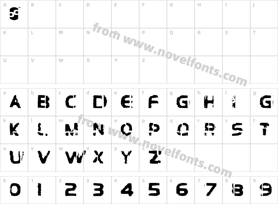 BrockelmannCharacter Map