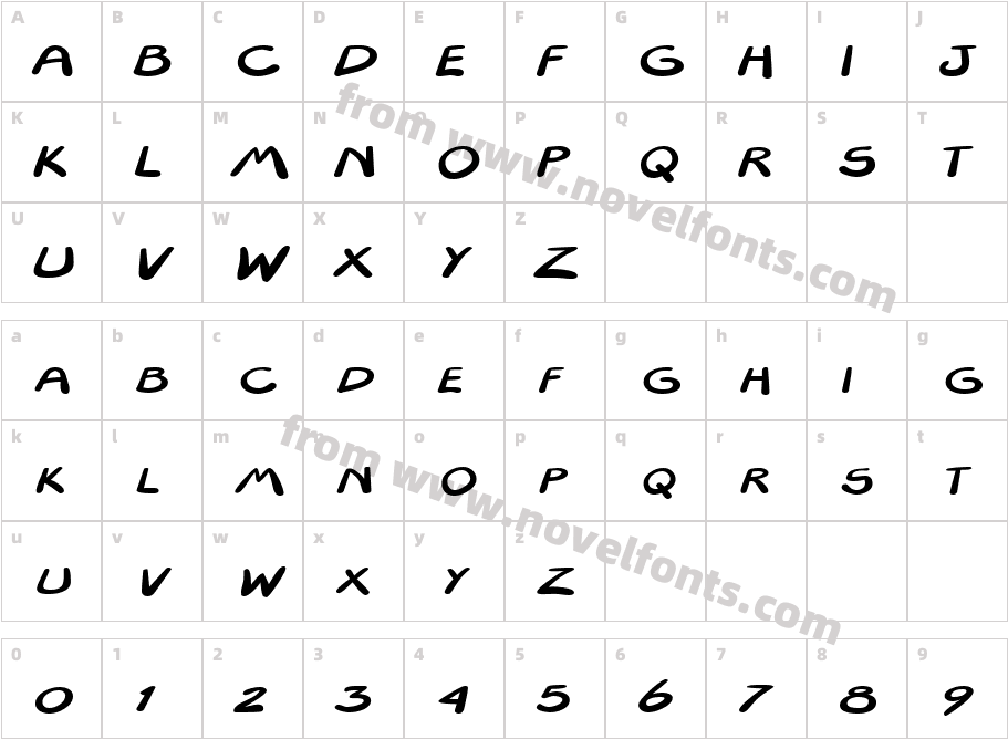 TextapointCharacter Map