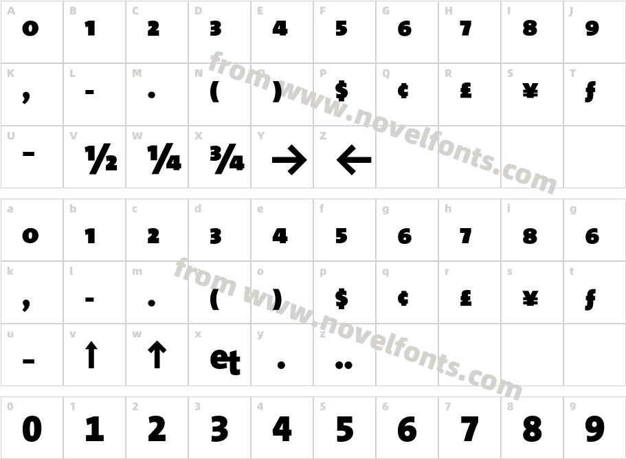 The Mix Black ExpertCharacter Map