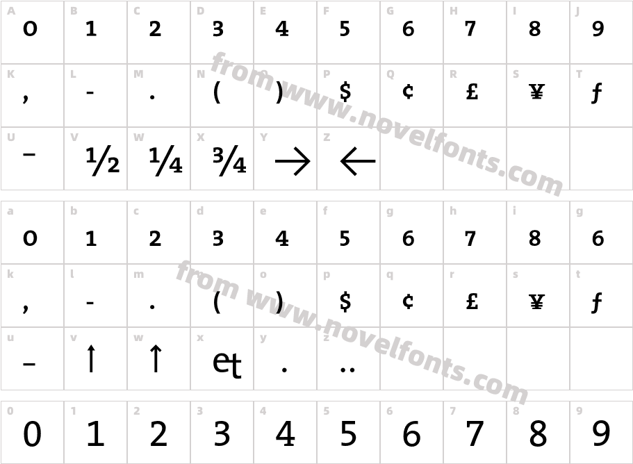 The Serif ExpertCharacter Map