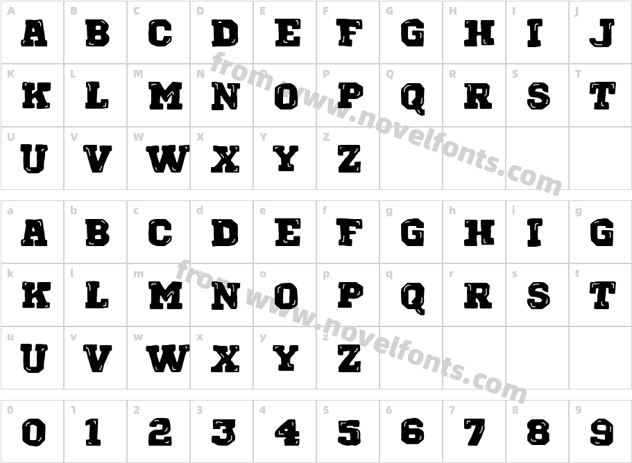 Broken EmpireCharacter Map