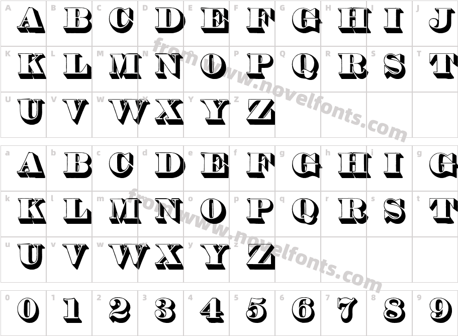 Thorne ShadedCharacter Map