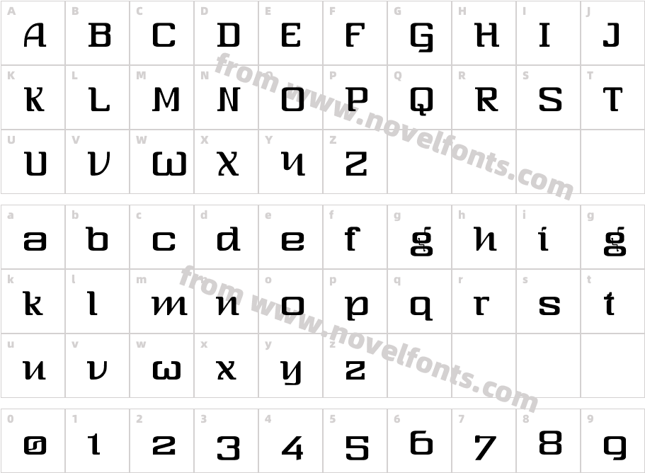 Three SixtyCharacter Map