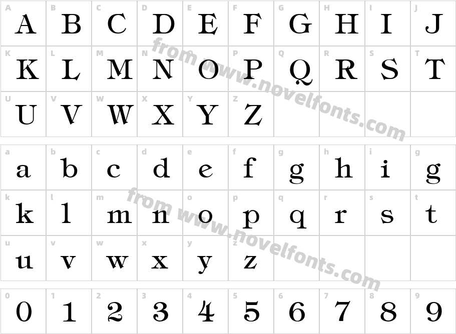 Tiffany NormalCharacter Map