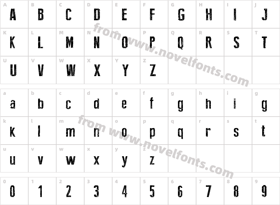 Broken TypeCharacter Map