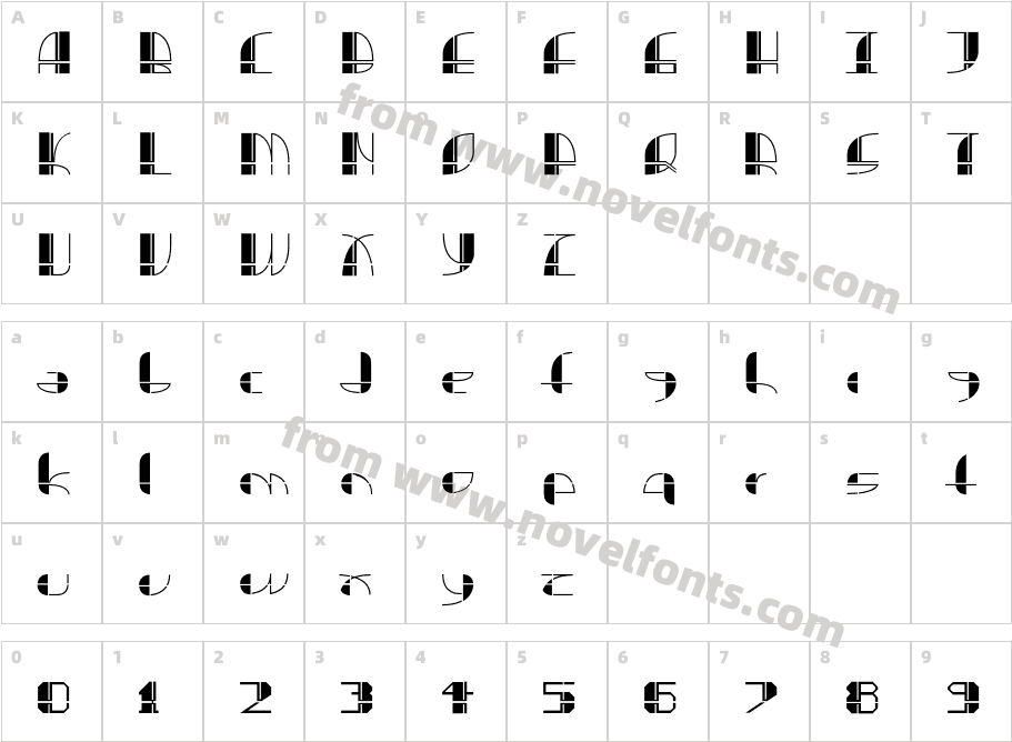 Title 20 RegularCharacter Map